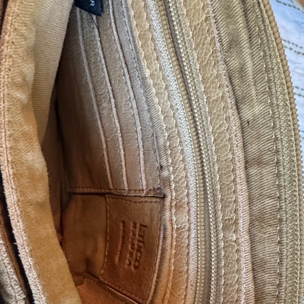 latico Tan Leather Crossbody with Tassel Accent - Picture 4 of 5